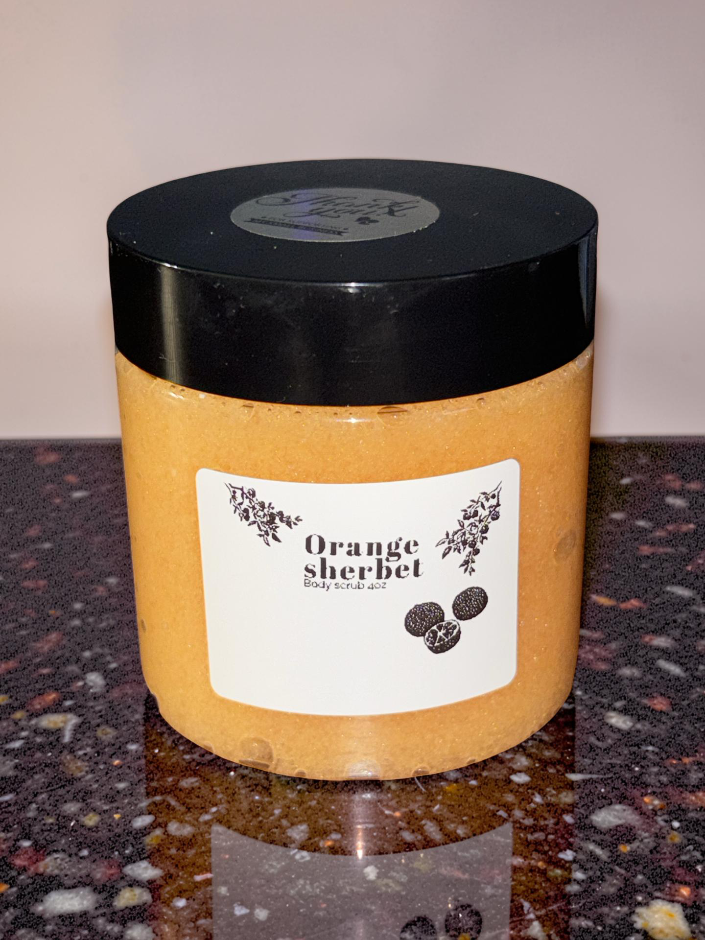Orange sherbet sugar Epsom salt, ￼body scrub 4oz! 🧡🍊