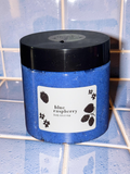 Blue raspberry sugar Epsom salt, body scrub 4oz